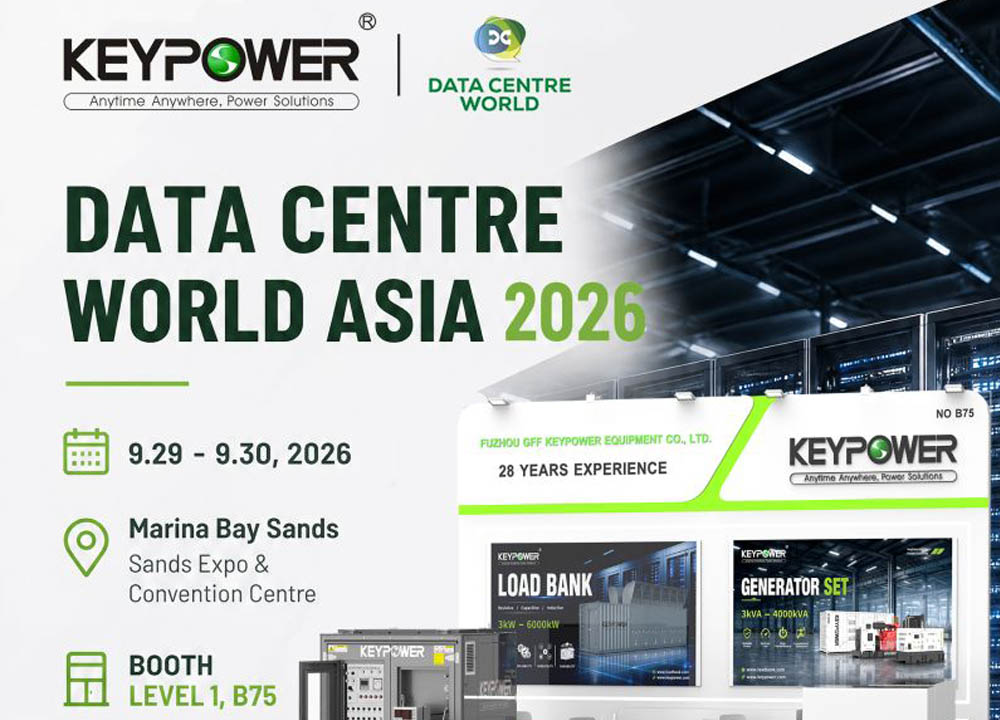  Dołącz do KEYPOWER na targach Data Centre World Asia 2026 w Singapurze! 