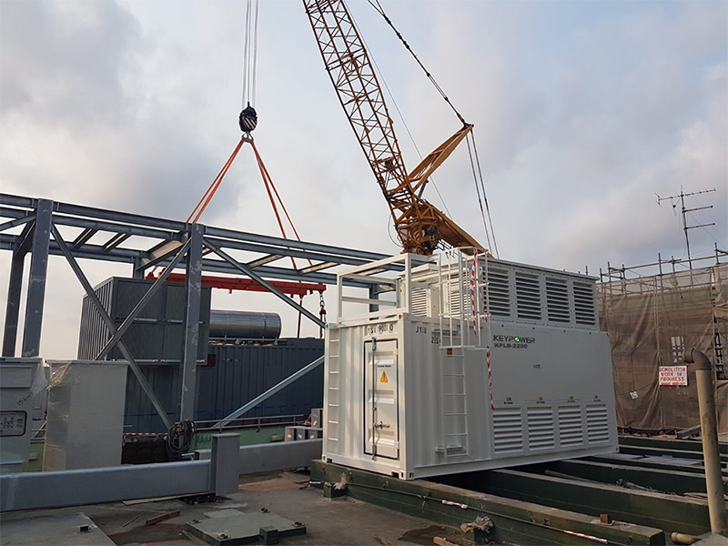Zespół obciążeniowy o mocy 2200 kW jest używany w Singapurze