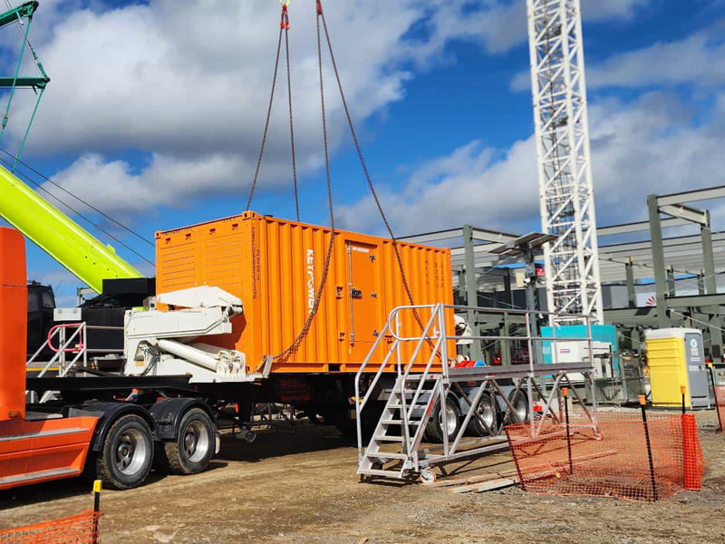 Generator Scania 500 kVA w Nowej Zelandii